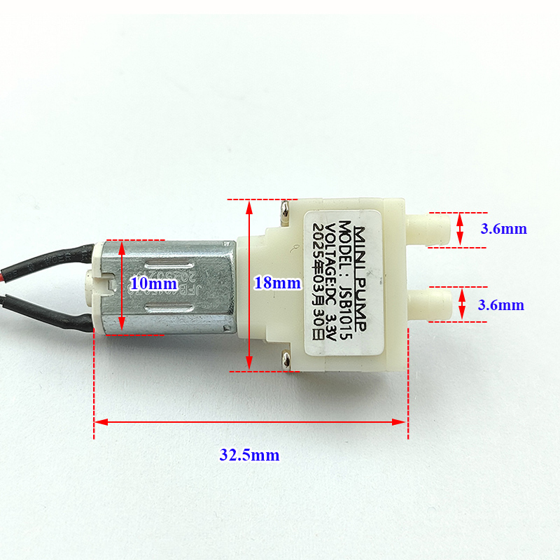 JSB1015 DC 3V 3.3V 3.7V Small  - огляд і ціна Mini Peristaltic Pump 12V