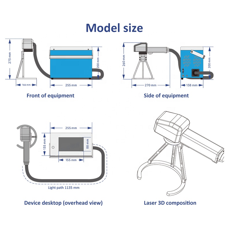 Portable Mini Fiber Laser Mark - огляд і ціна Fiber Laser Marking Machine 30W