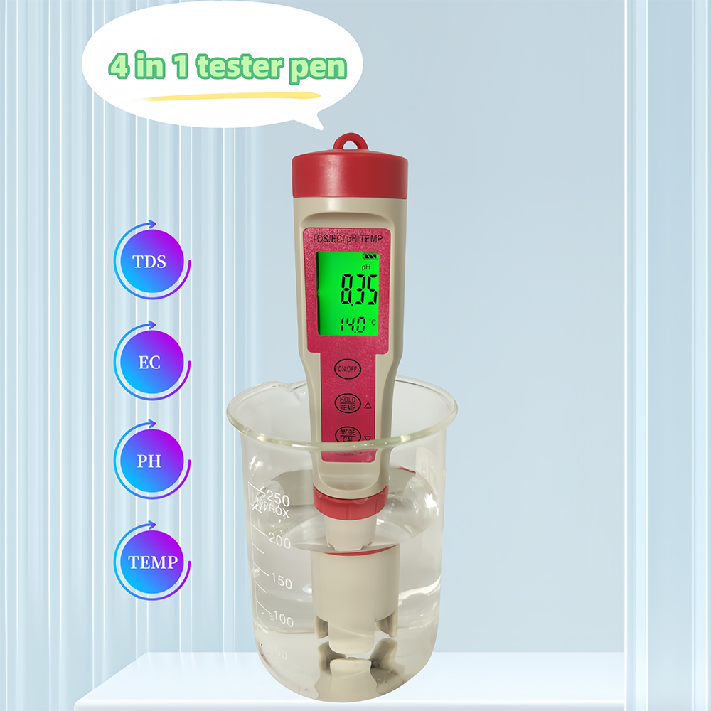 Backlight 4 in 1 pH Meter Pen  - огляд і ціна Ph Meter Digital Water Tester