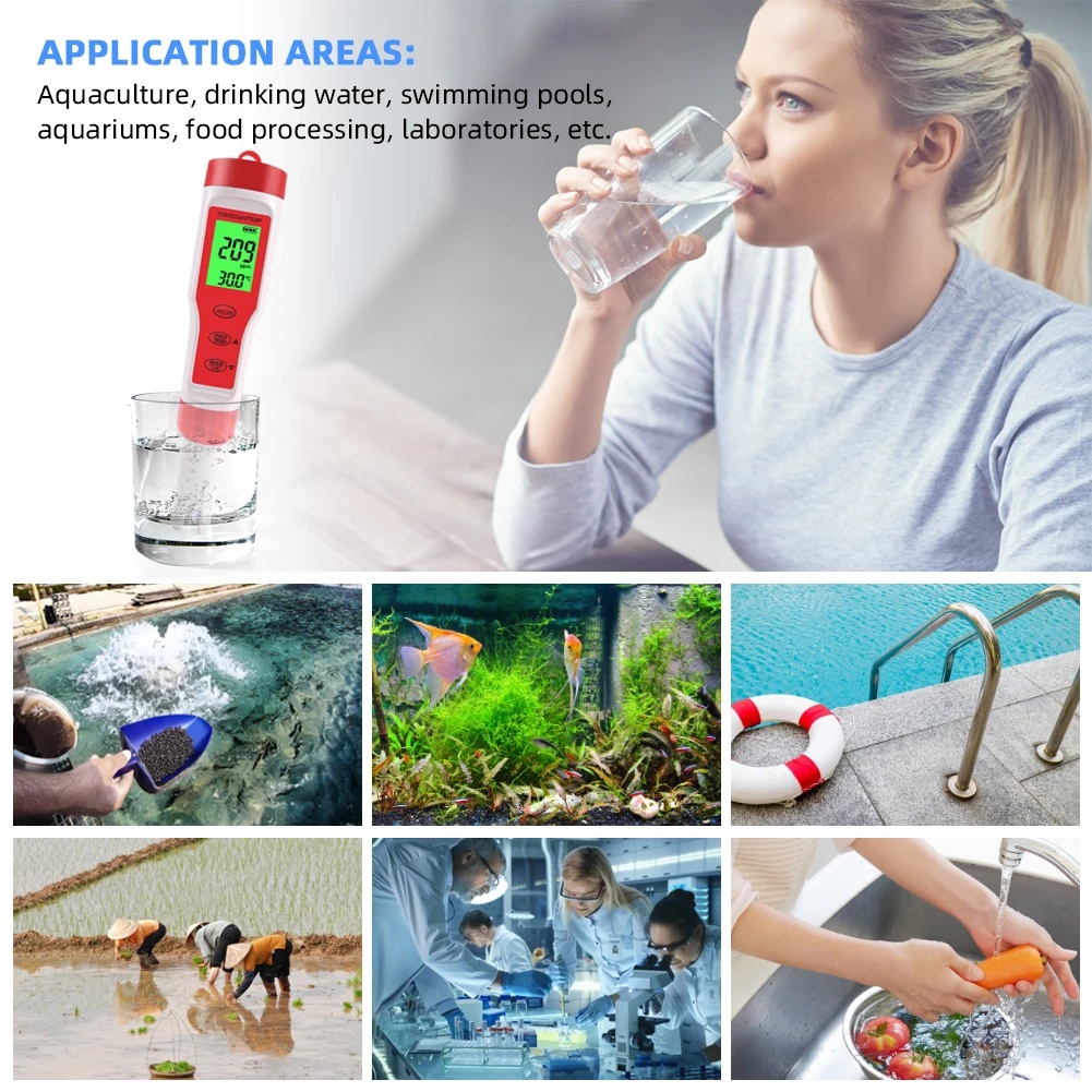 4 IN 1 TDS PH Meter PH/TDS/EC/ - огляд і ціна Ph Meter Digital Water Tester