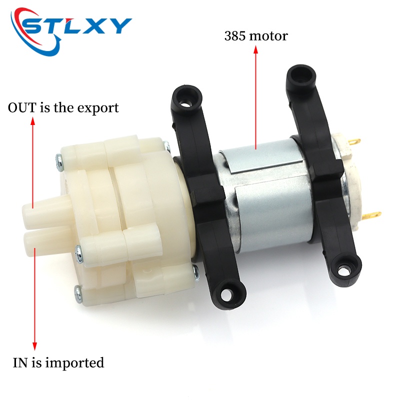 R385 Water Pump 12V Diaphragm  - огляд і ціна Mini Peristaltic Pump 12V